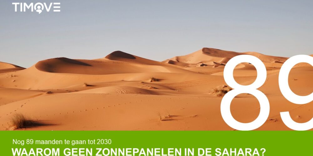 Waarom Geen Zonnepanelen In De Sahara?
